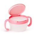 Kids Snack Cup Baby Anti-spill Bowl Spill-proof Baby Double-handle Snack Container Biscuits Bowl Toddler Feeding Bowl. 