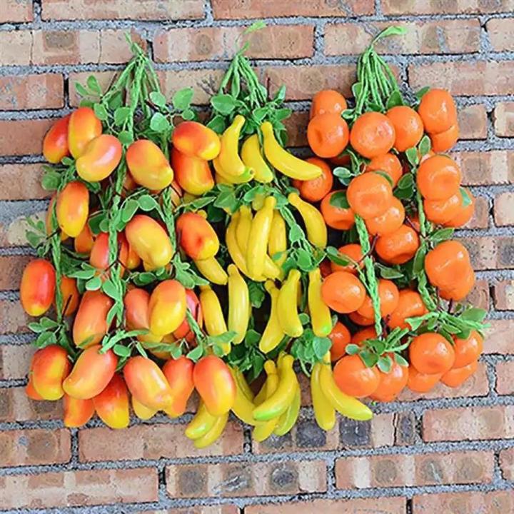 1 Bunch Artificial Fruits Vegetables Small Foam Fruit New Year Family and Kitchen Wedding Decoration  Simulated Fruits New
