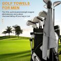 Magnetic Towel, for to Golf Carts or Clubs,Grey. 