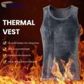 Men Sleeveless Top Ultra-thick Fleece Lined Tank Top Vest Warm Thermal Base Layer for Southeast Asian Buyers Men Thermal Vest. 