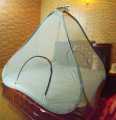 Multicolor Double Bed mosquito net SIZE 6FT*6FT MACHARDANI Made of KOREAN NET BEST QUALITY STEEL WIRES covered in Fine Pipes Best Zips. 