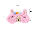 Cute Alpaca Sleep Eye Mask Eyeshade Shading Sleep Cotton Goggles Eye Mask Sleep Mask Eye Cover Care Gift Accessories. 