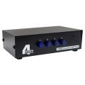 4 Port AV Switch RCA Switcher 4 in 1 Out Composite Video L/R Audio Selector Box for DVD STB Game Consoles. 