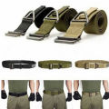 Army Military's & Police Rigger Belt Parachute - Black. 