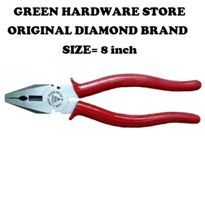 Original Diamond Pliers 8 inch for Home Use And Daily Usage Product. Daraz.pk
