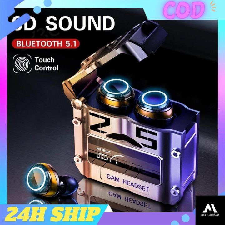 "Original DAMIX M25 TWS Wireless Earbuds - 4000mAh Battery, Gaming-Optimized"