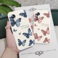 Red Blue Butterfly Phone Case For Xiaomi Mi 14 13 13T 12 11 Ultra 10 12T 11T 10T Pro Lite Poco F4 X4 M4 F3 X3 M3 Pro 5G GT. 
