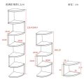 PAKWOOD 7 Layer DIY Wall Mounted Shelves  Wall Mounted Corner Storage - Bookshelf. 