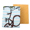 Giant Giraffe Single Bedding Set Blue. 