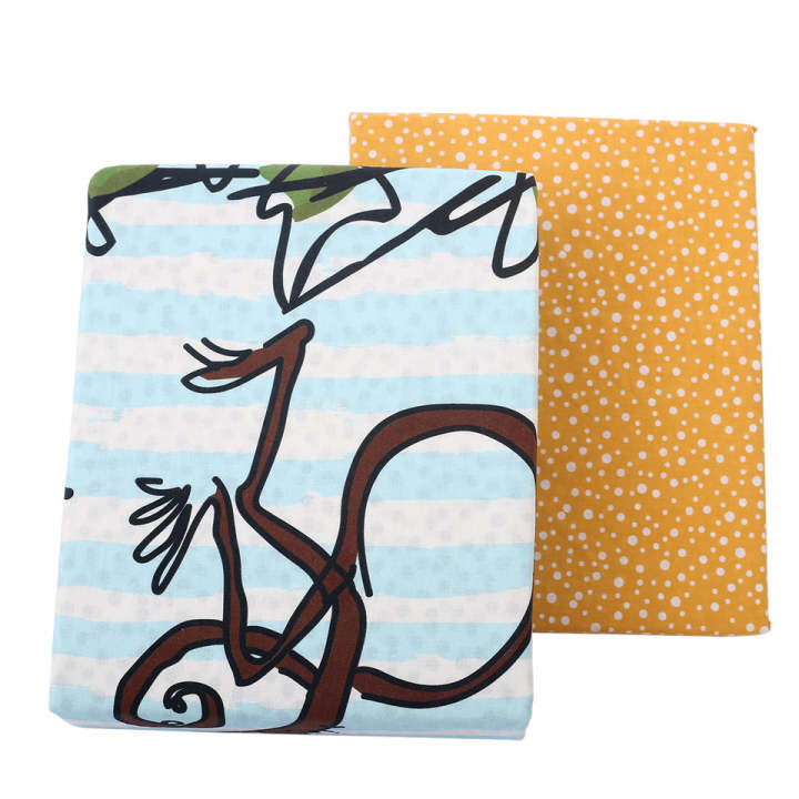 Giant Giraffe Single Bedding Set Blue