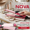 Preimum Quality Professional 2 in 1 Hair straightner  curler combo deal, buy pack of 2 combo deal, 2009 2 in 1 hair sraighner  curler. 