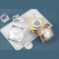 ABS Acrylic bottle High-quality Acrylic Golden/White Cosmetic packaging bottles Face bottles for Skincare routine Beauty. 