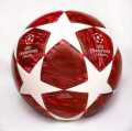 Official Champions League Football Star Design - Football Gift  Regular Ball Birthday Gift for Boys - Size 5 Competition Match Ball, Football Best for Grass Surfaces (Red). 