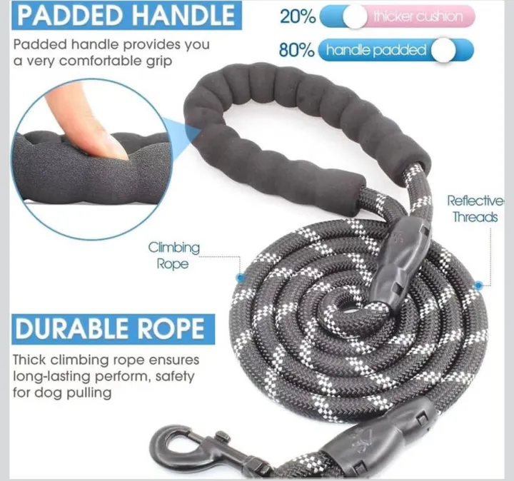 Reflective%20Braided%20Nylon%20Rope%20Dog%20Leash%20for%20Large%20Dogs%20%7C%20Heavy%20Duty%20Strong%20Walking%20Lead%20PS521%20PS-LH%20-%20Image%203