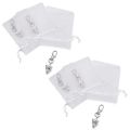 60 Pieces Organza Bags Wedding Favors Baptism Pendants Christmas Communion Confirmation Gifts For Guests. 