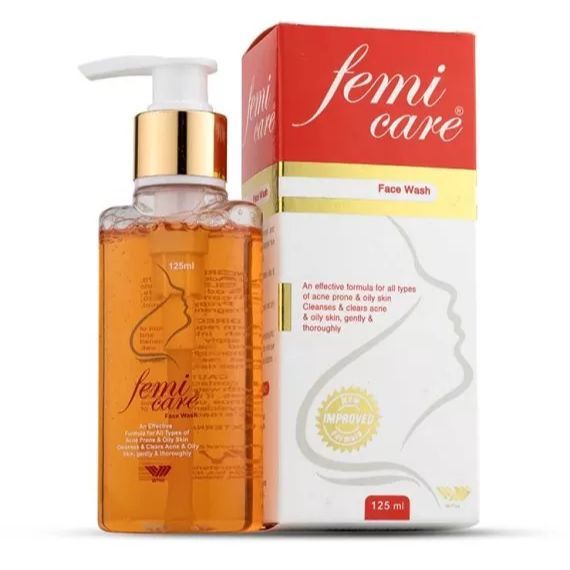 Femicare Face Wash | For acne prone and oily skin gently cleanses and controls breakouts | 125ml