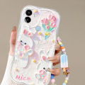 VRQR Wave Edge Casing for Xiaomi Redmi A1 A2 Plus Phone Case Oil New Painting style Pattern Candy Bracelet Cover POCO C50 C51. 