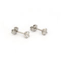 4MM Cubic Zirconia Allergy free Stainless Steel Studex Ear Stud For Kids | MADE IN USA | Ideal for every day wear. 