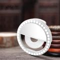 Selfie Ring Light Small For Mobile - USB Charge - Portable Flash Led - Ring Light Enhancing Photography for Smartphone. 