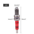3Pcs Spark Plug A7Tc, Triple Electrode for Gy6 50 Cc 70Cc 90 Cc 110Cc 125 Cc 150Cc & 3Pcs D8Tc 3 Electrode Spark Plug, Racing Spark Plug. 