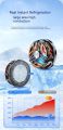 GT31 Magnetic Phone Cooler Portable Phone Semiconductor Radiator Fast Cooling Phone-Colling Fan - Cooler Mobile Gaming Video Streaming Phone Fan For Playing Games Watching Videos. 