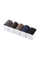 Dream Enterprises 5 Grids Socks Tie Storage Box Organizer Drawer Cosmetic Divider Box Plastic 1 Piece. 