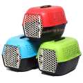 Pet Cat Cage plastic pet cat box travel portable pet cage. 
