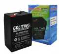 GDLITING GD-645 6V 4.0AH Rechargeable Sealed Lead /Acid Battery. 