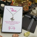 Special Gift Box for Best Friend Butterfly Necklace for Girls Women's Friendship Jewelry. 