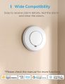 Meross (GS559AH) Interlinked Smart Smoke Alarm Kit, EN14604, Smoke Detector with Hub, Low Battery Alert Silence Button, Smoke Alarms for Home, Replaceable Battery, Apple HomeKit, SmartThings Supported, 2.4GHz Only. 
