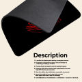 Gaming Mouse Pad Premium  8" x 6.5  Thick Non-Slip Rubber Base, Smooth Cloth Surface for Precision Control - Tozistore. 