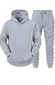 New Arrival Winter Plain Tracksuit For Men and Women with Warm Fleece Hoodie and Trouser 2 piece. 