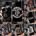 Fashion Sons of Anarchy Phone Case For Galaxy Samsung A12 A22 A32 A42 A52 A52S A72 A54 A34 A24 A14 A73 A53 A33 A23 A13 F52 F62 C. 