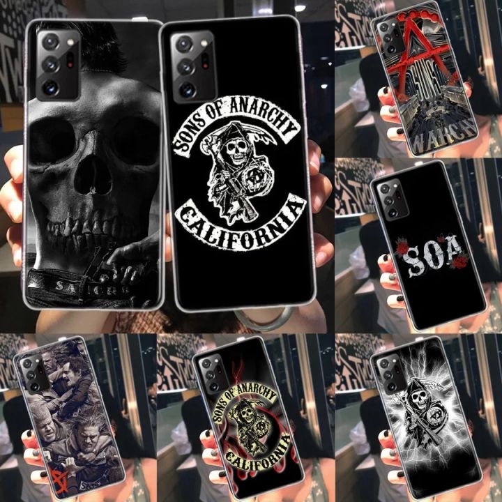 Fashion Sons of Anarchy Phone Case For Galaxy Samsung A12 A22 A32 A42 A52 A52S A72 A54 A34 A24 A14 A73 A53 A33 A23 A13 F52 F62 C