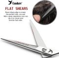 CANDURE Professional Barber Thinning Hair Scissors Kit for Hairdressers Barbers Stainless Steel Cutting Saloons Kits Gifts with Comb Black Silver Color 5.5” inch Salon Tailors Men Women Children Beauty Export Best Quality Packing Hand tool Snips Scissors. 