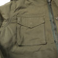 Men's Classic Field Jacket with Removable Quilted Liner & Hood - Vintage Style Outerwear 100% Cotton. 