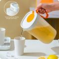 Techmanistan Plastic Dispenser With Spout & Infuser, Fridge Jug Drinks Chiller, Refrigerator Cold Kettle with Lid, Water Carafe Water Pitcher Jug. 