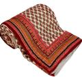Double Bed Quilt Vicky Lucky Razai Light Weight Multicolored Random Design. 