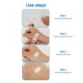 60Pcs Portable Transparent Adhesive Bandages Invisible Anti-friction Kids Finger Stickers Breathable High Viscosity Foot Patch for Children Bathing Swimming. 