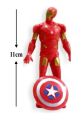 Avengers Endgame 4 Pack of 5 Moveable Action Figures Iron Man Hulk Spiderman Captain America Toy. 