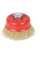 Brush Scrapper Crimped wire cup Cleaning Angle Grinder Brush Cup Compatible with 4 Inch Grinder. 