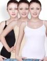 Black white Skin Camisole-Shameez-Slip-Innerwear For Girls/Ladies Soft Comfortable Material-Multicolor. 