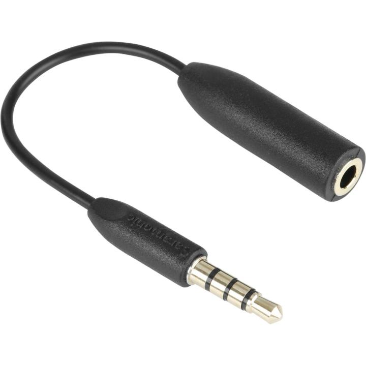 3.5mm 3 Pole TRS Female to 4 Pole TRRS Male Adapter Stereo Cable for Smartphones