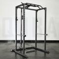 HOME GYM POWER RACK WITH CABLE PULLEY SYSTEM LAT/ROW ATTACHMENT. 
