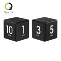 Quorrae Desk Productivity Timer Portable Rotating Pomodoro Timer with Led Display Adjustable Volume Cube Timer for Work Study Kitchen 1-60 Minutes Preset Sensor-controlled Favorite Rollover Timer with Led. 