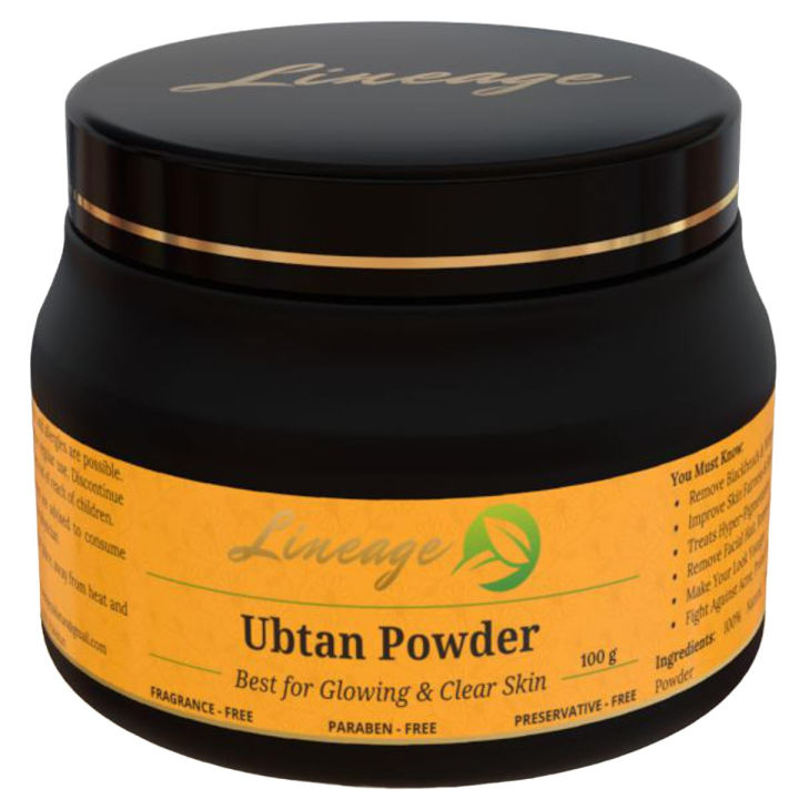 Lineage Ubtan Powder - Natural Skincare for Glowing and Radiant Skin with Ayurvedic Ingredients 100g