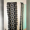 Lace per yard - Black Lace Unique Design Dress Lace. 