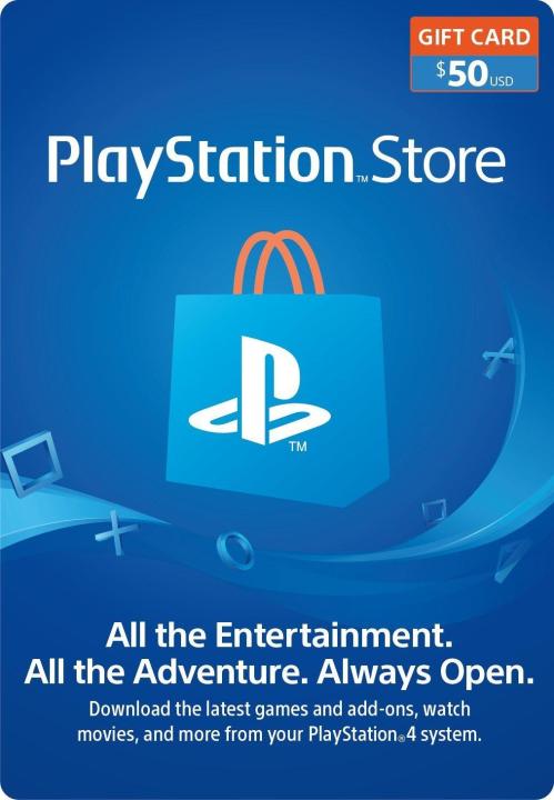 Playstation Network $50 PSN Gift Card - US Region for PS3/ PS4/ PS Vita [Digital Code]