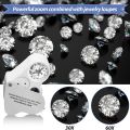 2 Pieces Jewelers Loupe 30X 60X 90X Jewelers Eye Loupe Magnifier. 