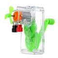 Handheld Manual Electricity DC Crank Generator Mini Fan Science Experiment Model Kit. 